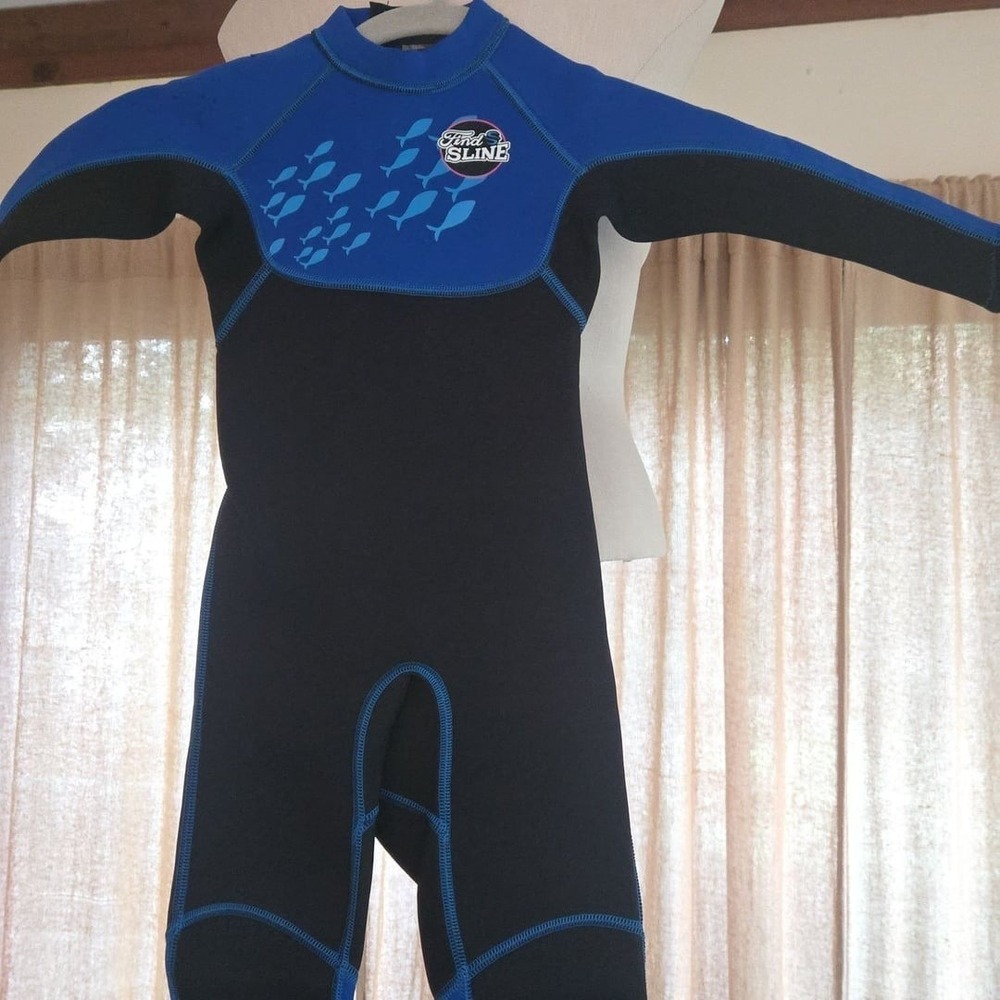 NWT - SLINX - Neopreme Suit long sleeve - Size S - fish (see details)
